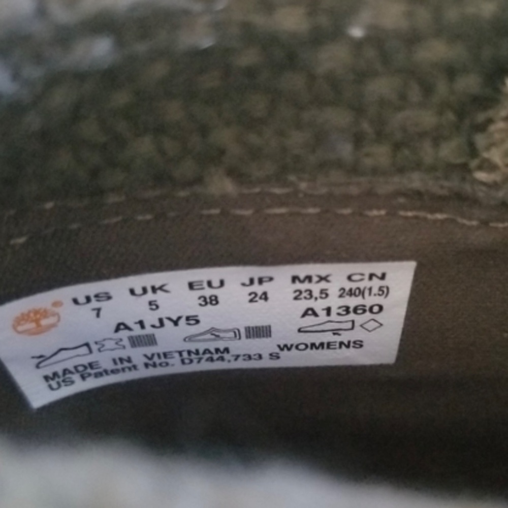 NWOT Timberland Kellis Mid Fold Down Boots 7 Brown Olive - Picture 10 of 10